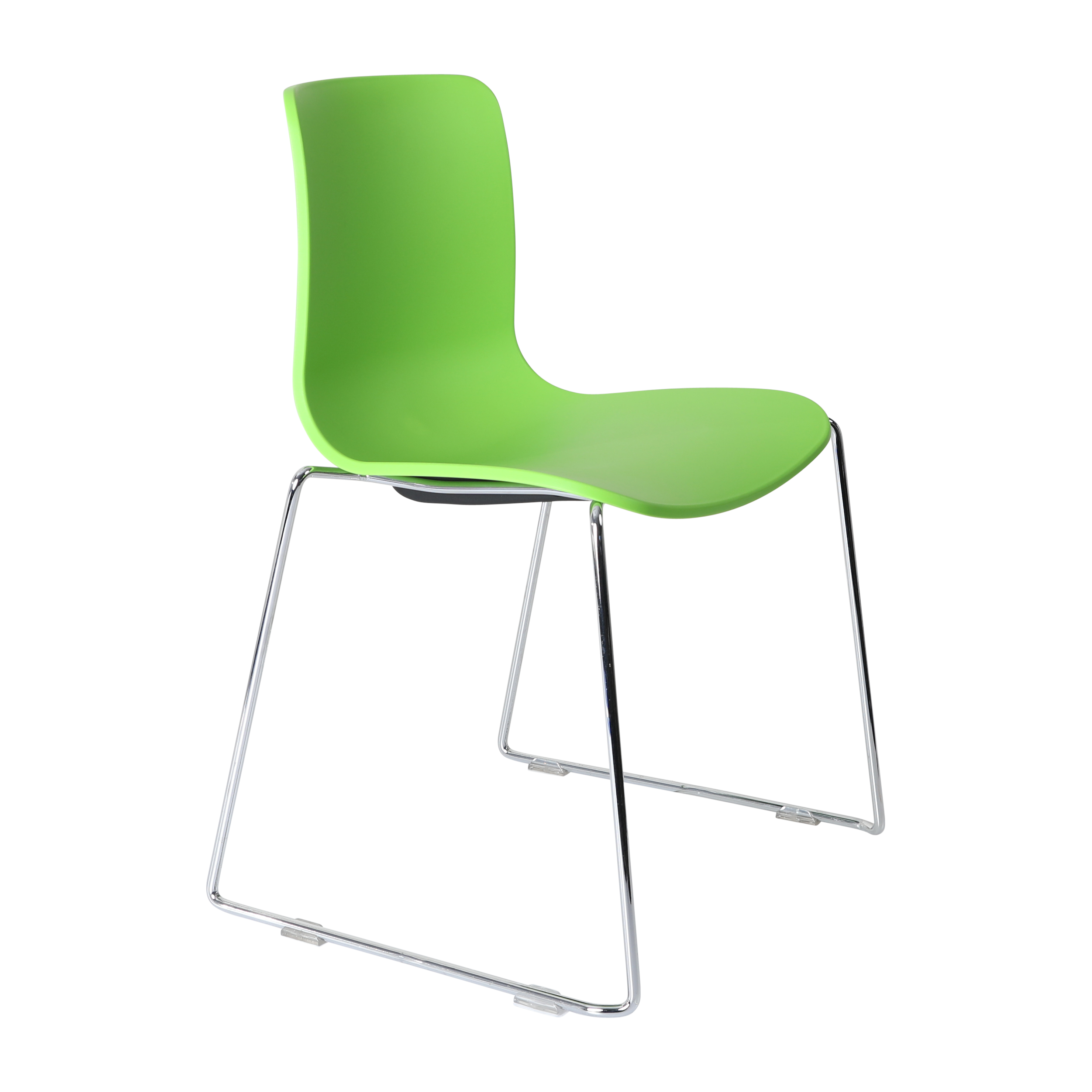 Acti Chair (Green / Sled Base Chrome)